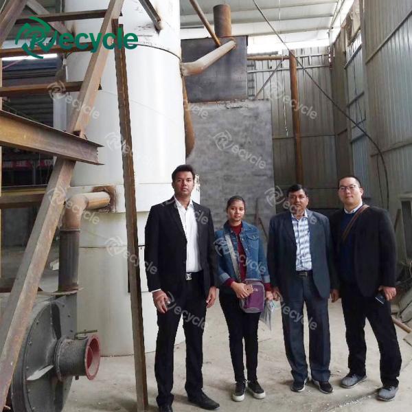 10 T Weight Capacity Lead Ingot Smelting Cupola Furnace for Scrap Car Battery Recycle