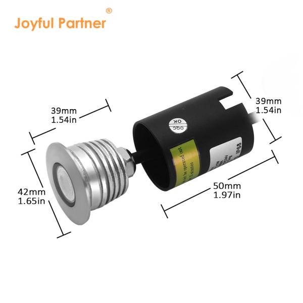 Mini DMX Pool Light RGB Recessed Swimming Pool Step Lights IP68