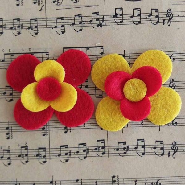 Sewing Technic Fabric Craft Flowers Individual Toddler Girl Headbands