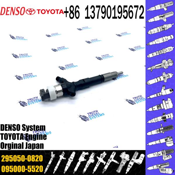 Injetor 23670-30380 295050-0820 para peças sobressalentes de automóveis 9709500-082 2950500820 2367030380