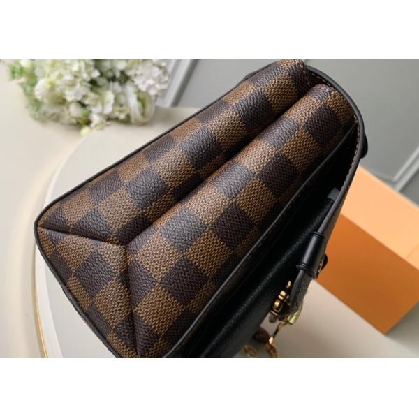 M40108 M40109 M401130 M40312 Damier Ebene Carvas And Soft Cowhide With Unique Design Chain Cross-Body Bag