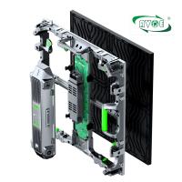 O tipo armário interno alugado 500x500mm do painel do diodo emissor de luz P4.81 de E refresca o controlador da taxa 3840Hz Novastar