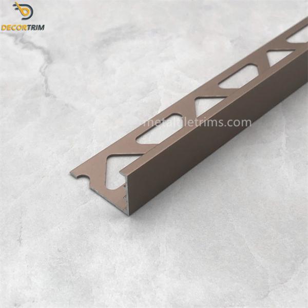 L Shape Metal Floor Tile Edge Tile Edge Trim  transition Trim strip different Colors