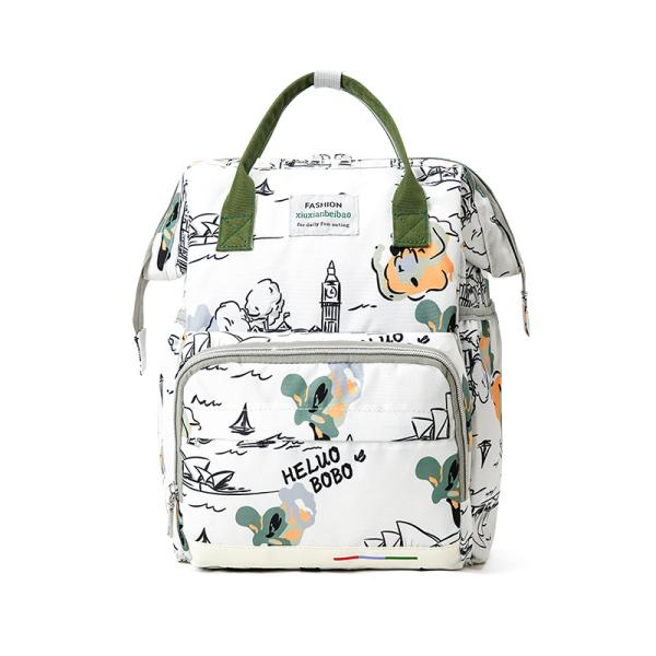 Travel Fashion Main Material Durable Waterproof Polyester Diaper Mummy Backpack Bag