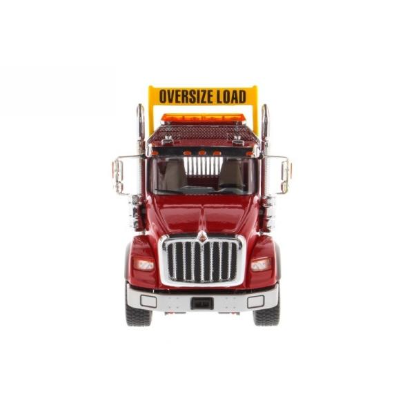 DM INTERNATIONAL HX620 Tri-Axle American Flatbed Truck 1/50 Scale Model 71008