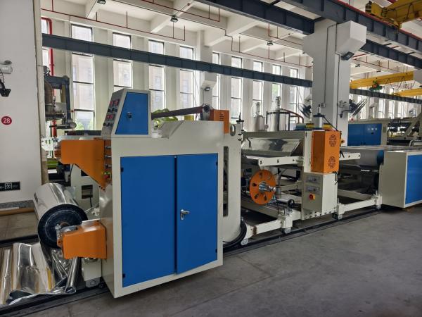Machine de lamination par enduction PE par extrusion de tissu non tissé / feutre / mousse