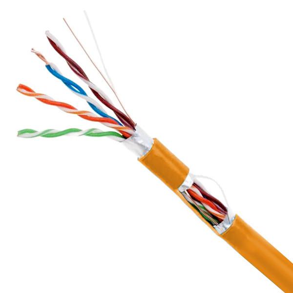 Cat5e FTP LSZH Network Cable 0.50mm 100% Copper Orange 1000FT