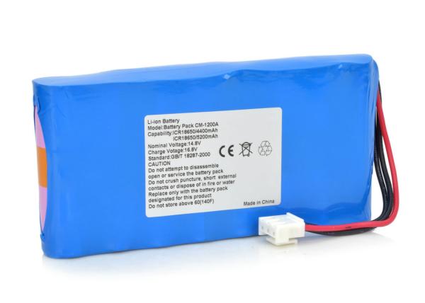 14.4 Volt Battery Pack 5200mAh Li-Ion Battery For COMEN CM-1200A ECG - ICR18650