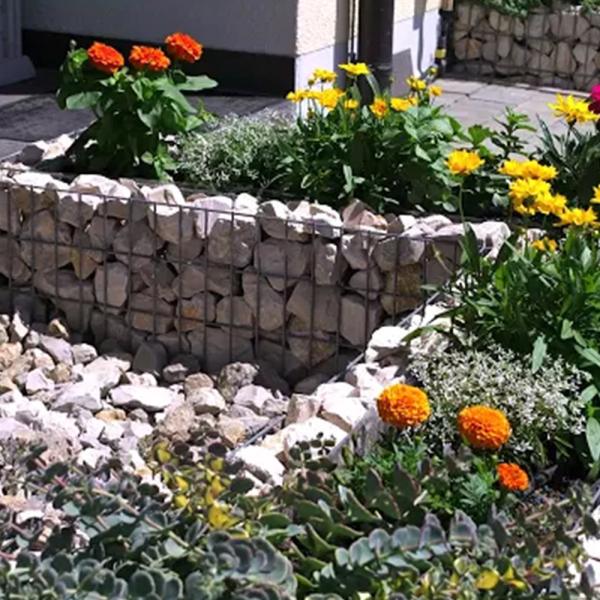 Hot Dip Galvanized Gabion Planter 6x2x1m with 50x50mm Mesh