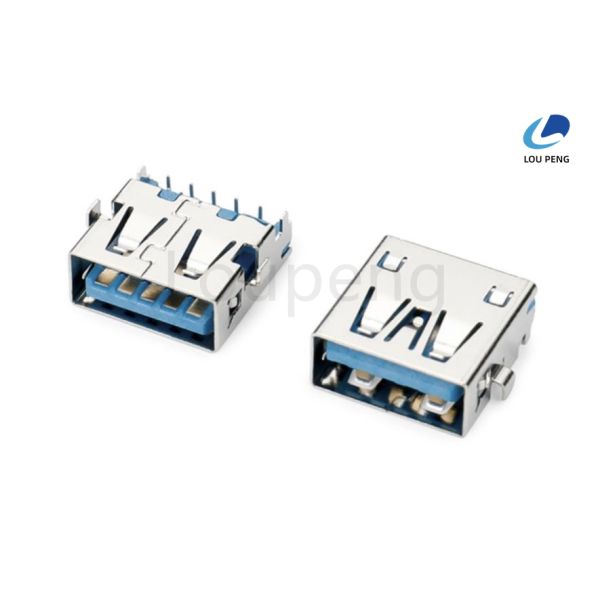 Dielectric withstanding AC 100V USB Connector Contact Current Rating 3.0A for VBUS Pin Recommended Process IR Reflow 260°C 3 5 Sec