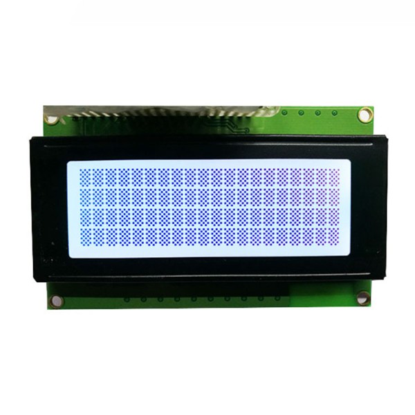Customized White Background with Blue Text 98x60  Monochrome Fstn Mono 5.0v 4.5v 20(characters)* 4(line)  Lcd Display