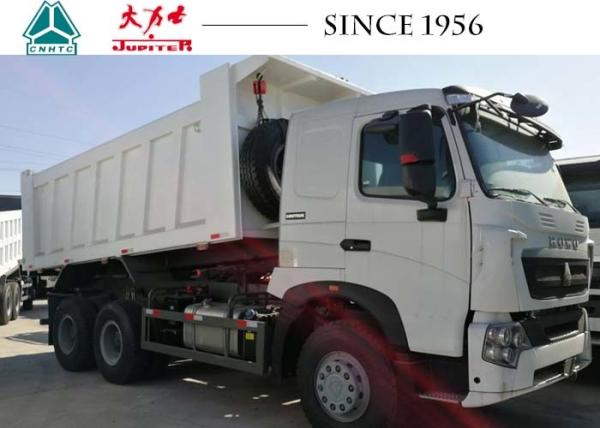 Caminhões basculantes HOWO 6x4 com 10 rodas, reboques basculantes de aço com capacidade de 10-20m³