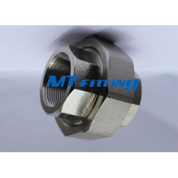 ASTM A182 / A105 F321 High Pressure Pipe Fittings , Stainless Steel Forged Union