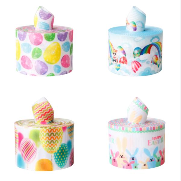 Polyester Gingham Ribbon 38mm Wide Plaid Ribbon for Gift Wrapping Hair Bows and Craft