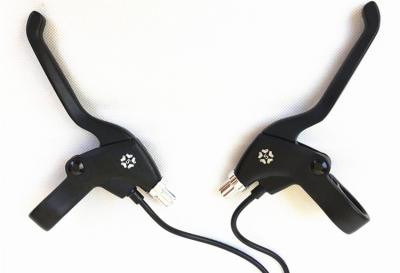 2 Years Warranty Electric Bike Spare Parts E Brake Levels Black / Silver