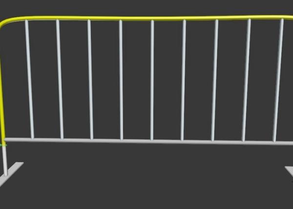 RP Safety Removable Metal Pedestrian Barriers , Steel Road Safety Barricades