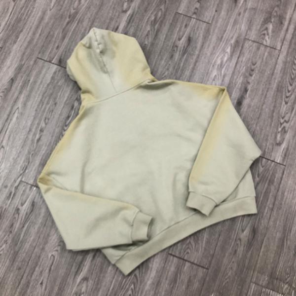 Sudadera con capucha de algodón 100% con cremallera, bordado y aplique con logotipo personalizado de 450 g/m², tejido de rizo francés