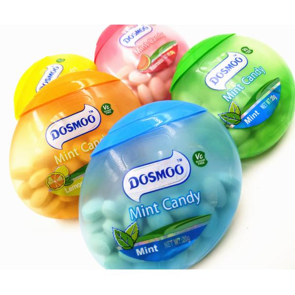 20g de restauración Sugar Free Mint Candy/caramelo sano de la vitamina C para el bocado agradable de la oficina de los niños y de los adultos