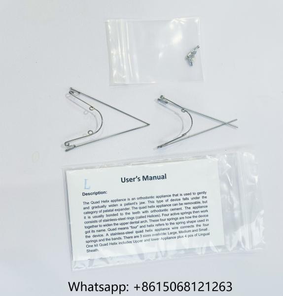 Manual Dental Orthodontic Quad Helix Expander/Orthodontic Laboratory Production with CE Certification