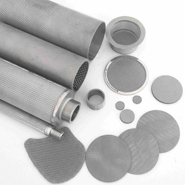 Custom Cut Precision 0.5-300μm Multi Layer Sintered Filter Media