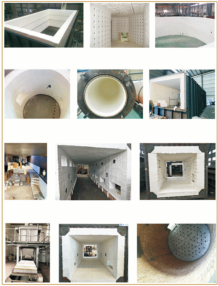 Compressed Blanket Ceramic Fiber Module Low Heat Storage Energy Saving