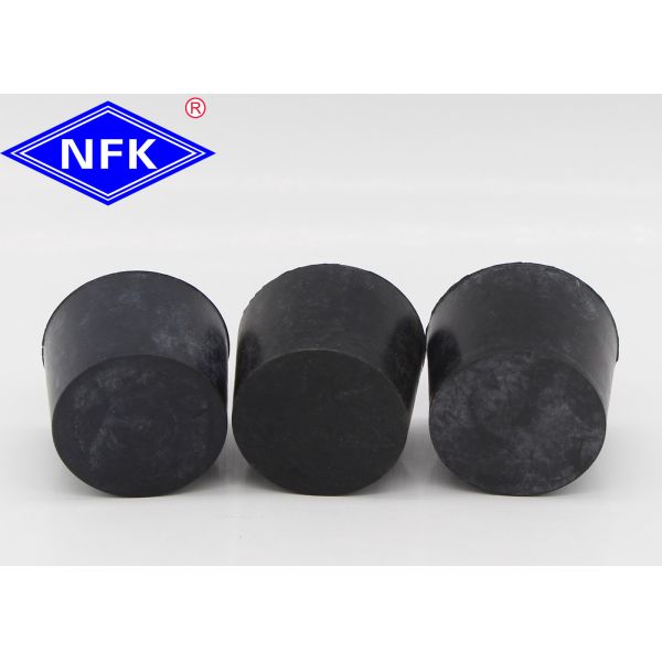 Silicone Rubber Tapered Plugs Customized Screw Rubber Plug For Hydraulic Breaker Hammers