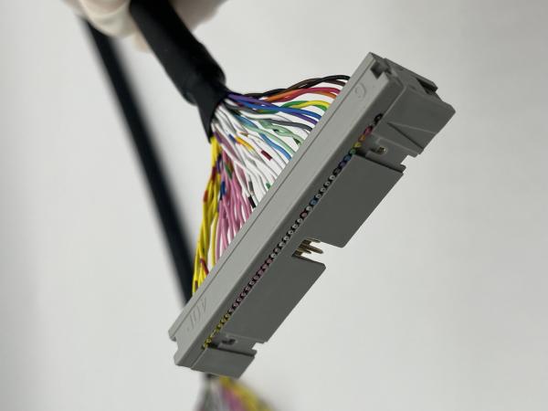 UL20276 Certified 40P Shielded Ribbon Cable PLC Connection IDC to Box Header Flat Cable