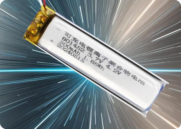 3.7V 515mAh Lithium Polymer Battery 500 Cycles 1C Discharge