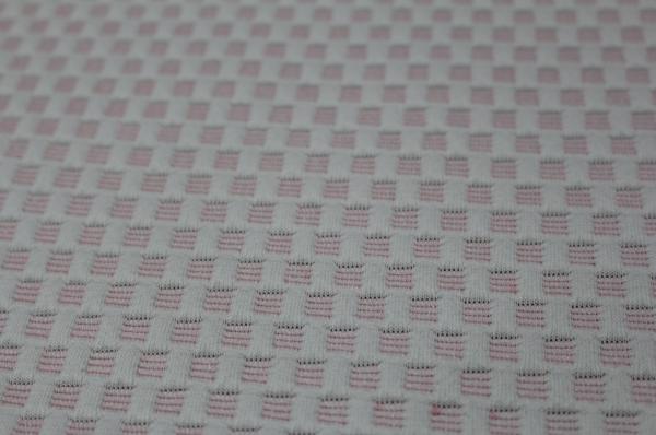 Wrinkle Resistant Jacquard Knitting Fabric , 400g/M2 100 Woven Polyester Fabric