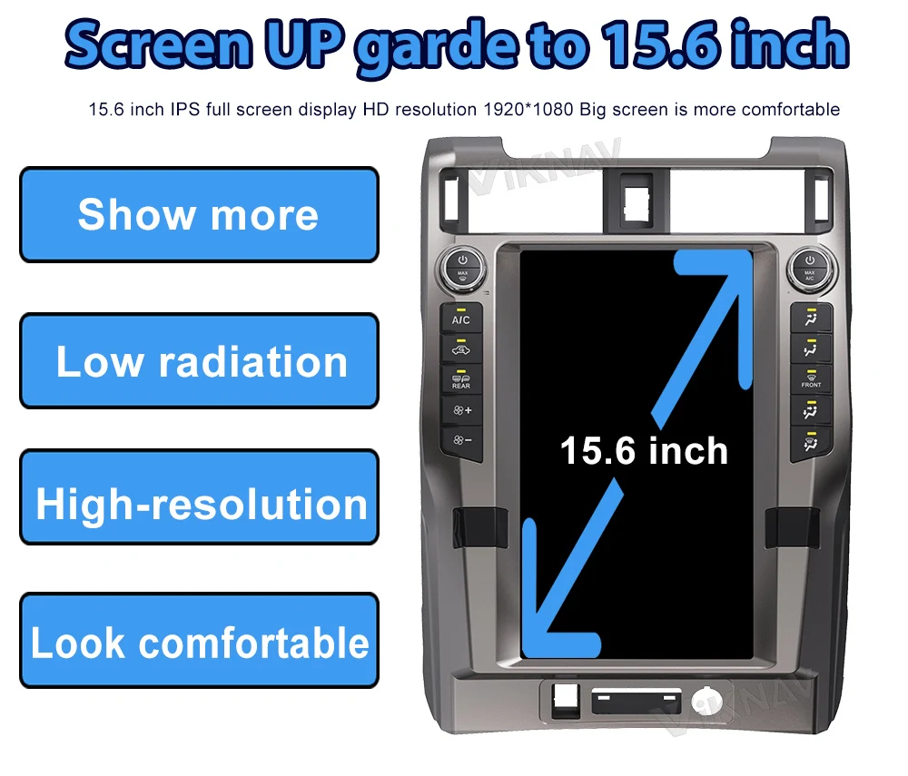 Android Toyota 4Runner Head Unit Авто стерео 2010-2023 Мультимедийный проигрыватель Замена