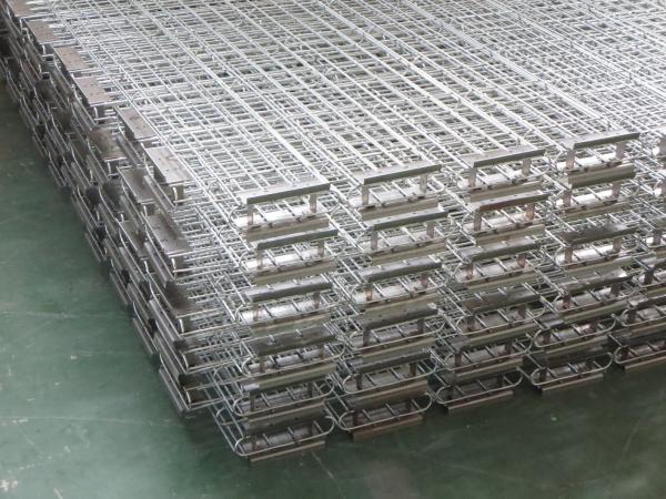 Customized Size Filter Bag Cage Galvanized Steel / Stainless Steel