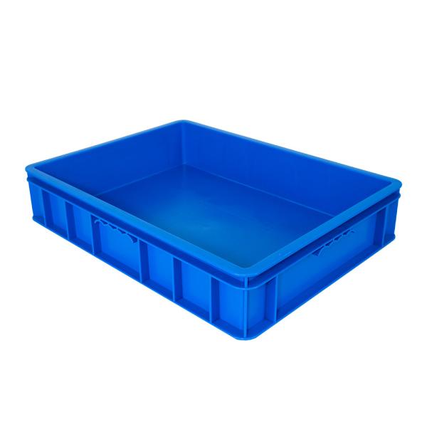 Caixas de venda de produtos alimentares exclusivos de supermercado 555x415x115mm para logística de vegetais