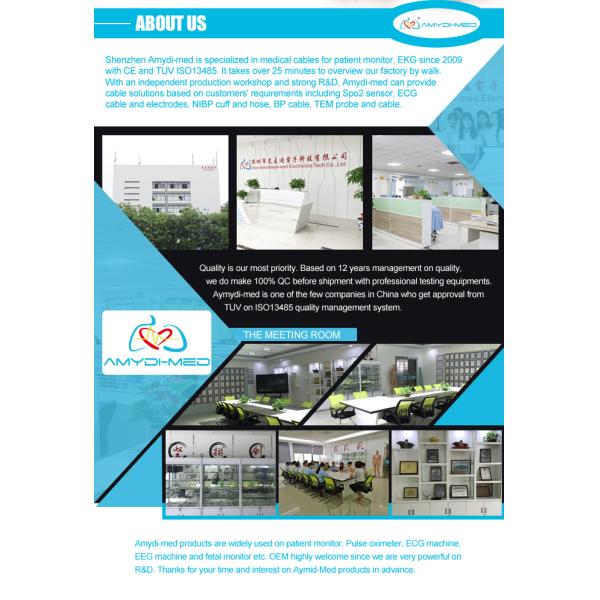 5 Lead 10 Lead Ecg Cables And Leadwires With ISO 13485 Certificated