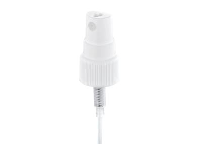 18/410 White Ribbed Surface Fine Mist Sprayer Using For Alcohol Mists -0.12ml Output