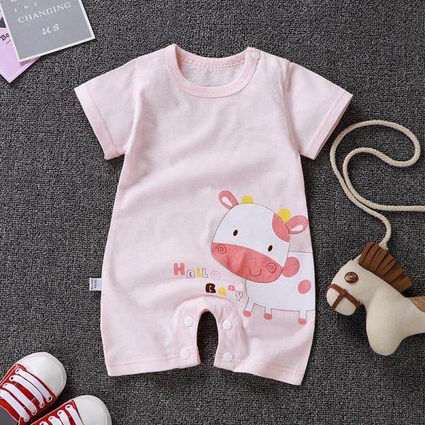 Pijamas recém-nascidos da roupa de noite do verão das crianças respiráveis unisex para o ODM do verão e do outono