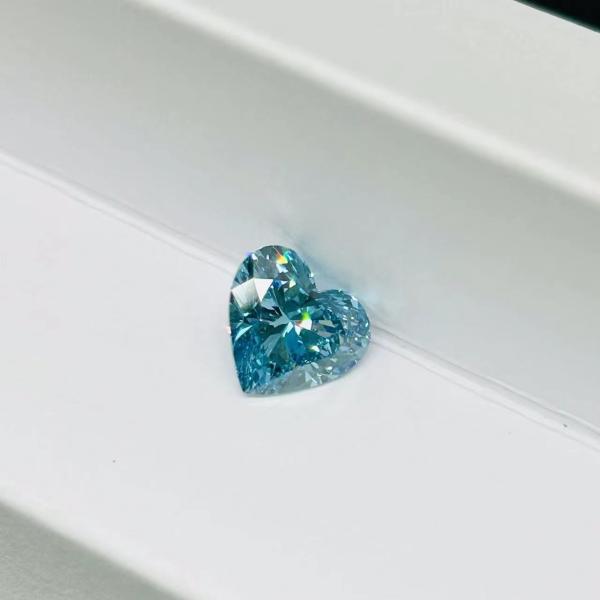 2.05ct Lab Grown Blue Diamonds Non Fluorescent High Clarity Accessory