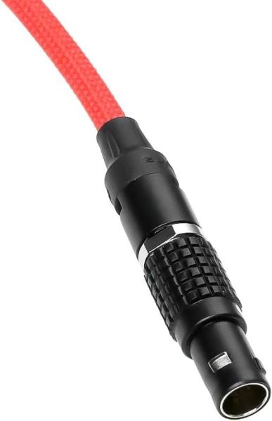 Les câbles d'Alvin Ultra Soft USB-C Type-C à 2 broches mâle noir plaqué câble de charge rapide 12V pour le petit câble de charge HDZ-CAM