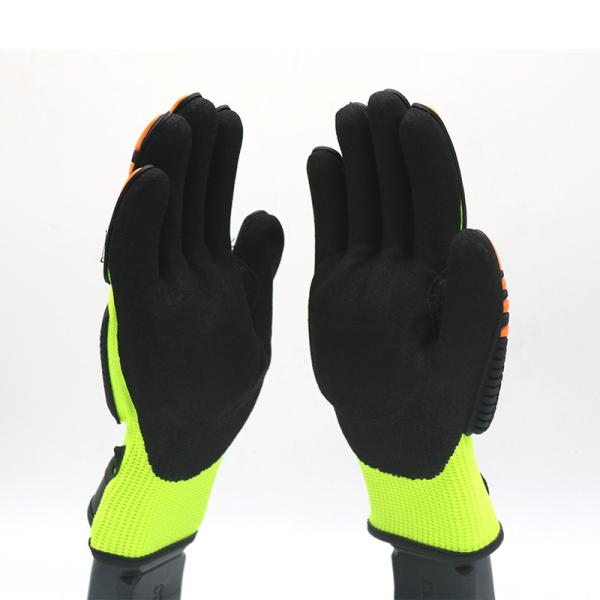 Cut Resistant Level 5 Palm Coated Gloves Cut Resistant Hand Gloves For Construction