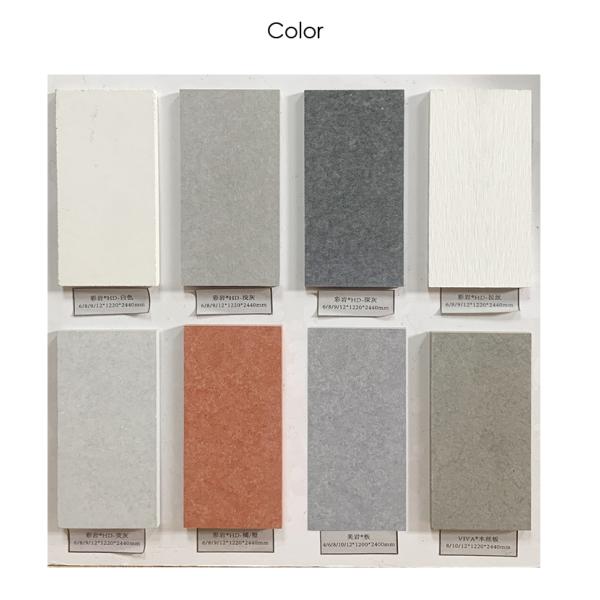 Project Solution Capability Graphic Fiber Cement Board for Cladding Wall Panel