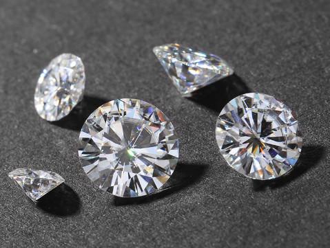 VVS1 Lab Grown Moissanite Loose Stones 10.5ct 14MM DEF Color