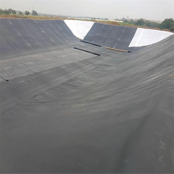 0.75mm HDPE Geomembrana preta Liner de lago Padrão GB/ASTM GRI-GM13 Geomembranas