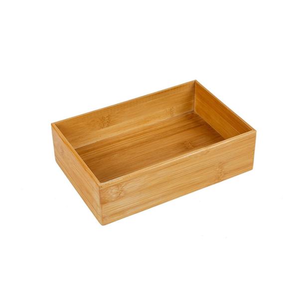 Drawer Organizer Storage Box Bathroom Living Room Kitchen Bamboo for High Quality Bamboo Storage Box
