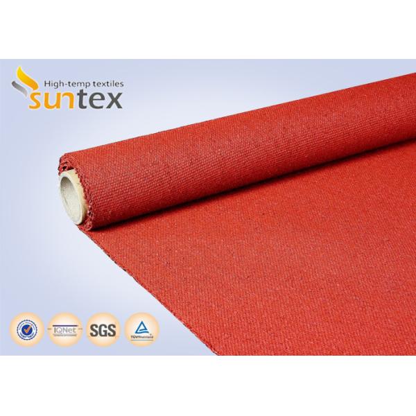 Red Silicone Fiberglass Cloth 960 G/sqm, Heat & Cold Insulation Material
