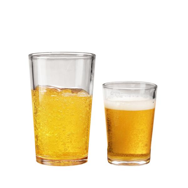 Copo de cerveza de vidrio de grado alimenticio personalizado 4-16OZ.