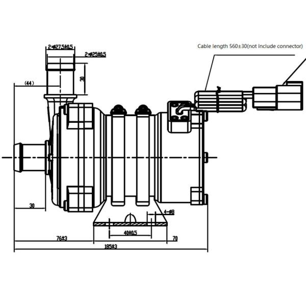 Бескасочный насос для воды для охлаждения, широко используемый в потоковых жидкостях, системе охлаждения жидкости критомининга