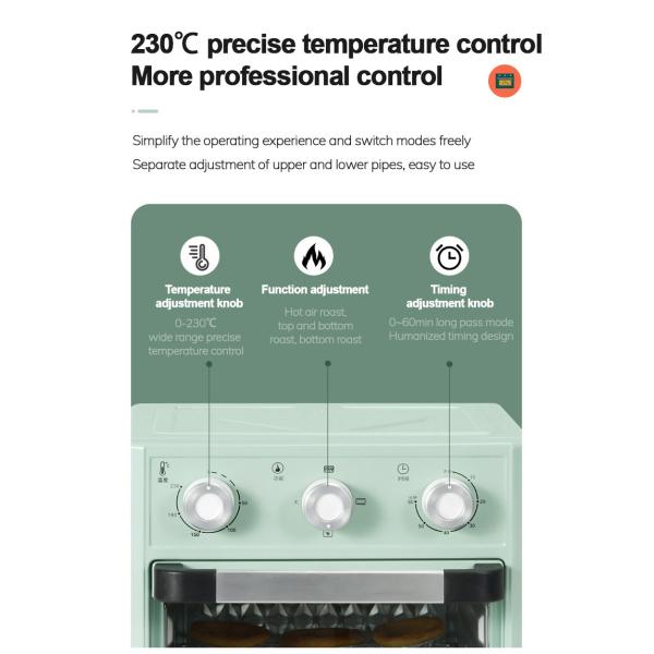 Household 14L Air Fryer And Toaster Oven 14.8 Quart