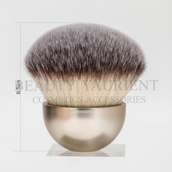 Metal Plating Finishing Powder Makeup Brush Egg Shape Base Soft PBT Hair