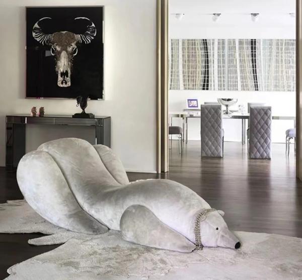 Large plush doll lazy sofa tatami Nordic plush doll fabric sofa living room simple modern lazy sofa