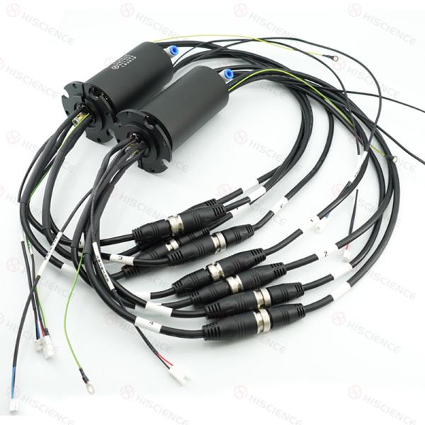 Customizable IP51 8 Circuits 10 A Slip Rings for industrial equipment, Textile Machinery, Solar Panel Trackers