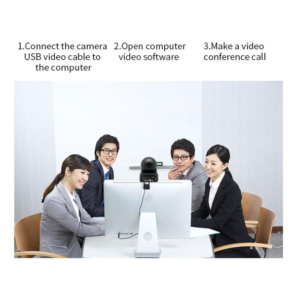Conference Room Meeting Solution SQ-HD100 Series Video Conference Black Ceiling OEM Pickup Jack Pin Slope Audio Microcomputer Color Sensor